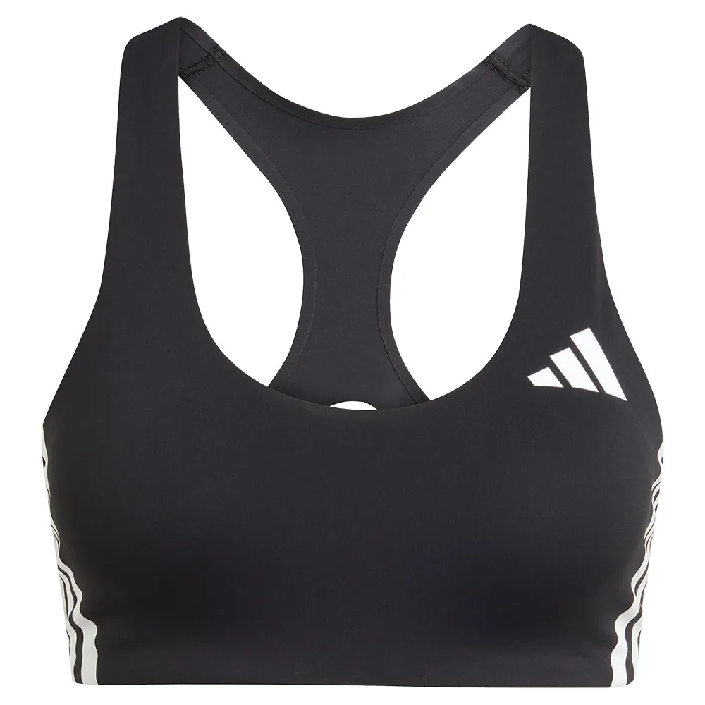 

Спортивный бюстгальтер adidas Adizero Run Medium Impact Sports Bra, черный