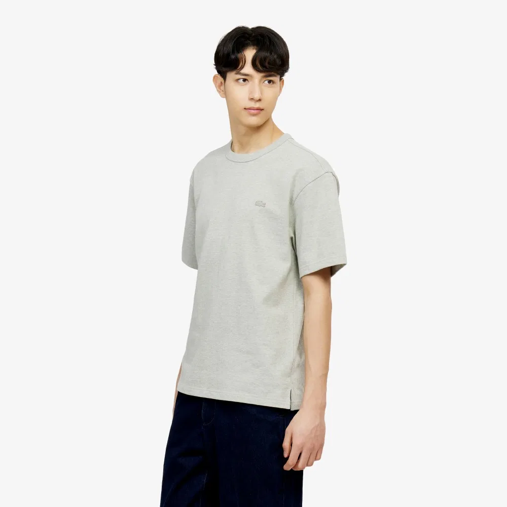 Футболка мужская Lacoste базовая из плотного джерси, светло-зеленый