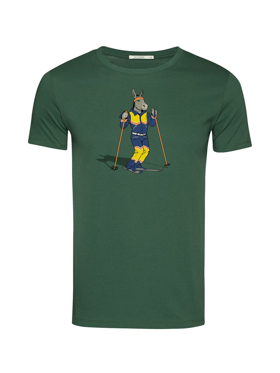 

Рубашка GREENBOMB Animal Donkey Ski, изумрудный