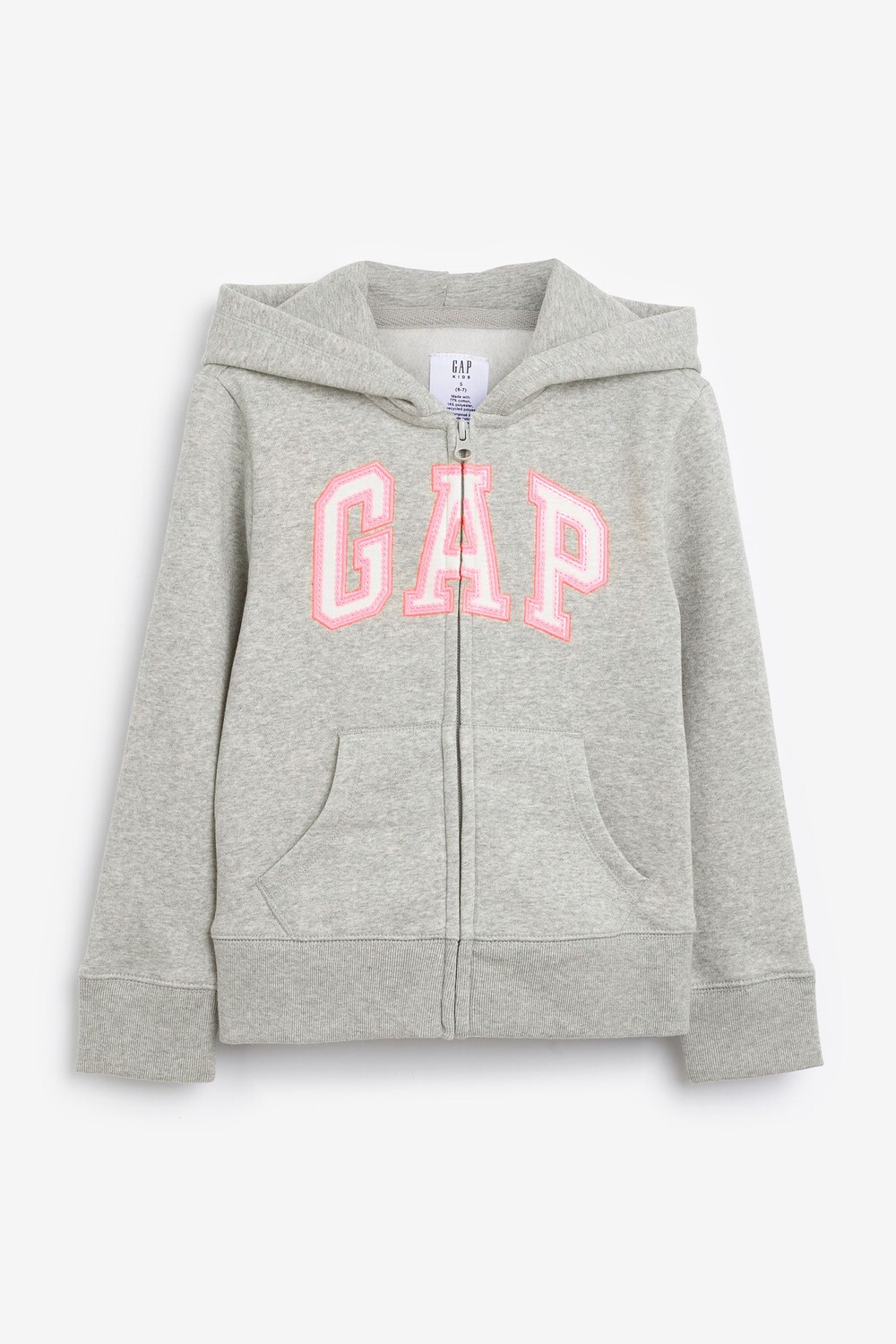 

Толстовка на молнии с логотипом Gap, розовый