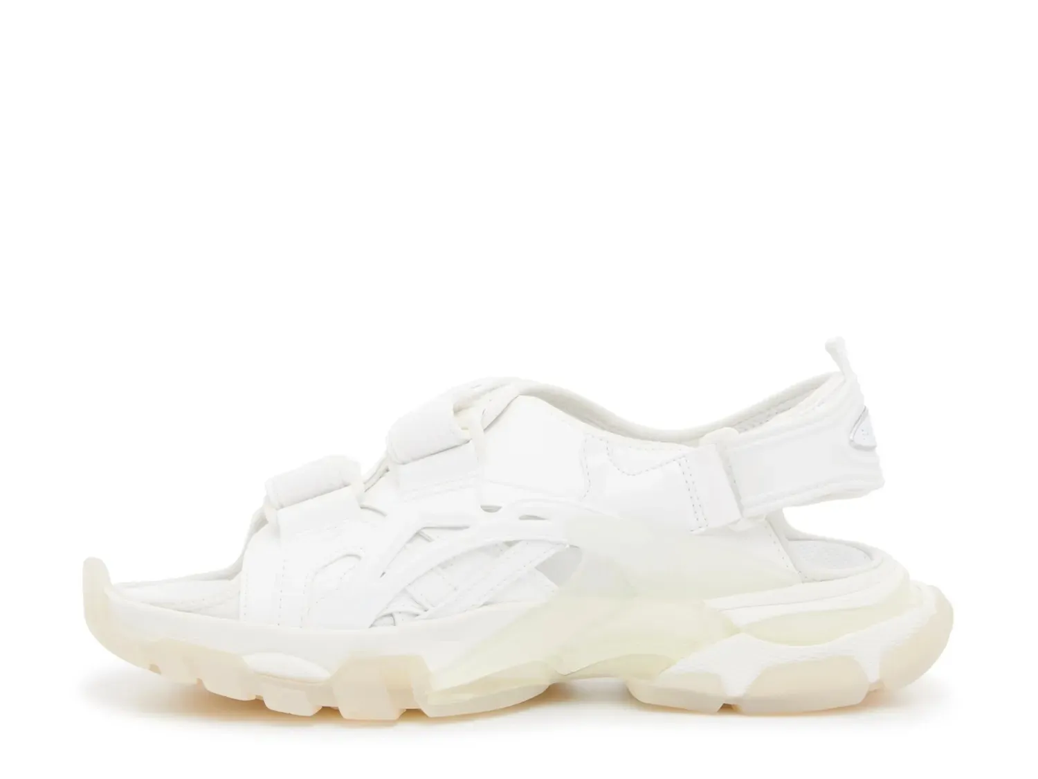 Сандалии Balenciaga Track - женские, белые/прозрачные — фото 3