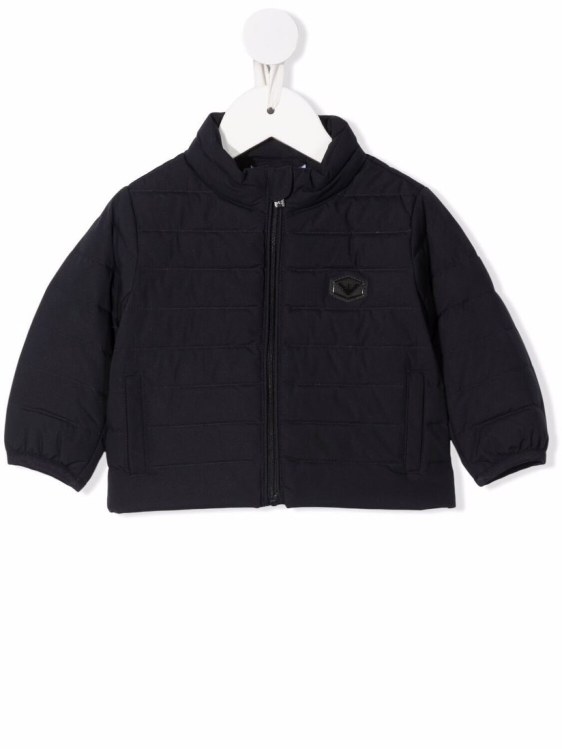 

Emporio Armani Kids пуховик с логотипом, синий