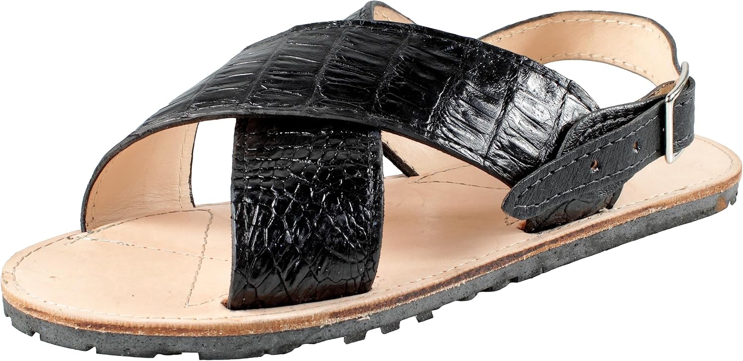 

Белые ботинки White Diamonds для мужчин Экзотические сандалии из натуральной крокодиловой кожи Хуарачи Piel Cocodrilo Generic