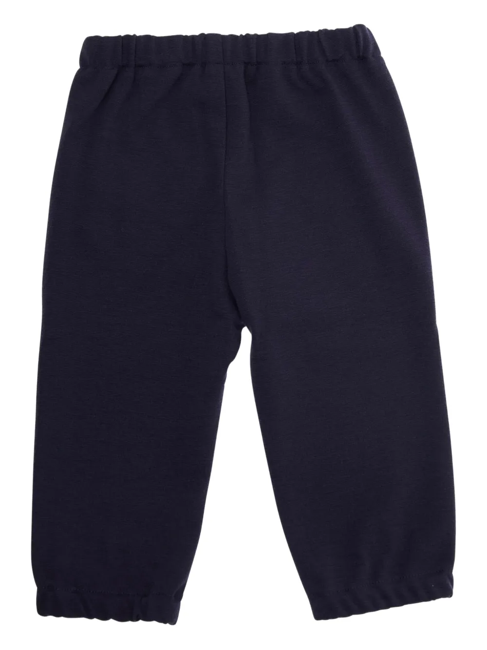 

Брюки с логотипом на эластичных манжетах Emporio Armani Kids, синий