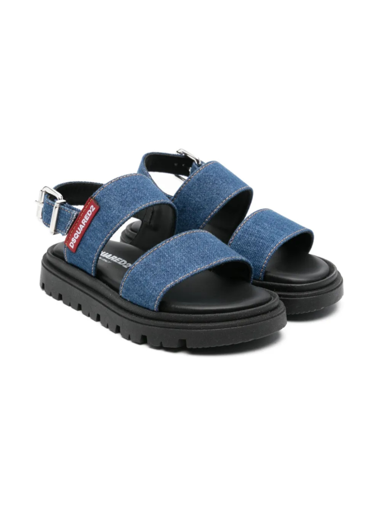 

DSQUARED2 KIDS джинсовые сандалии, синий