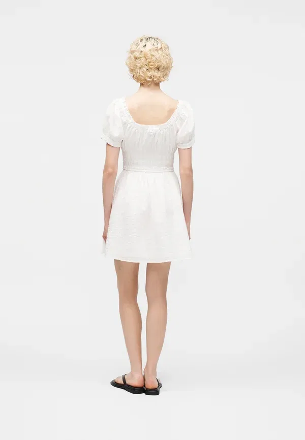 Платье-мини с завязками спереди Gap, fresh white, свежий белый — фото 3