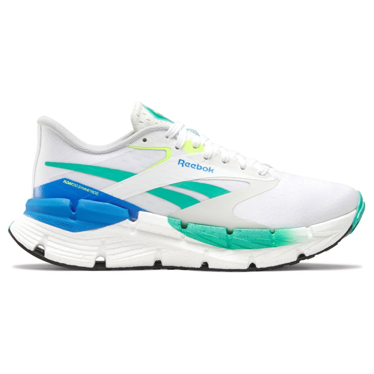 

Кроссовки Reebok Floatzig Symmetros, цвет White/Unleashed Green/Kinetic Blue