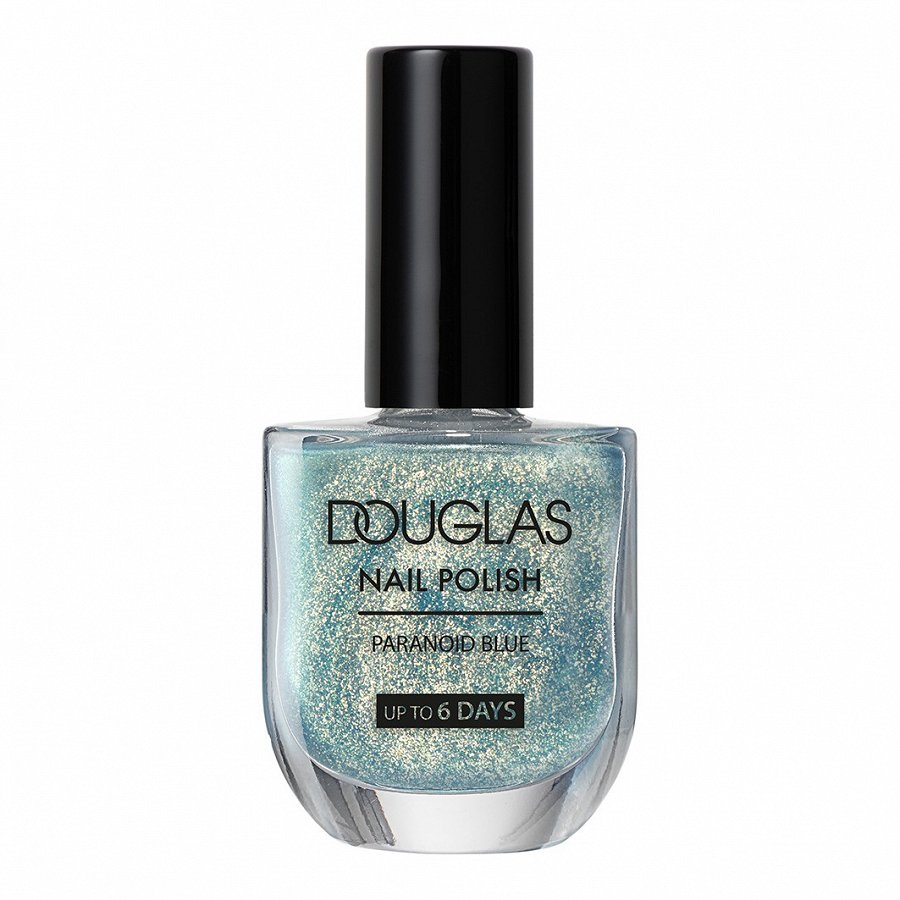 

Лак для ногтей douglas make up glitter nail polish Douglas Collection, цвет nr. 820 paranoid blue, 10 мл