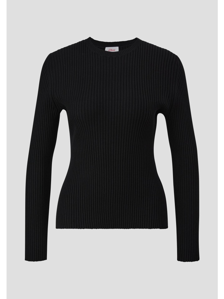 

s.Oliver Вязаный свитер цвета 9999_черный