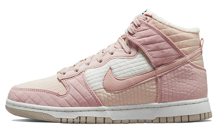 Кроссовки Nike Dunk High LX Next, розовый/белый
