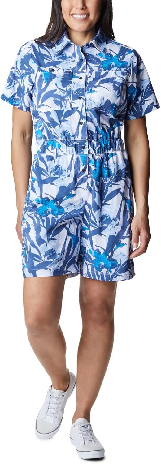 

Columbia женский комбинезон Silver Ridge Utility, White/Floriculture