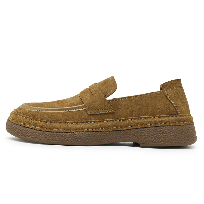 

Туфли Men"s Casual Men Low-Top Brown Mo Xu