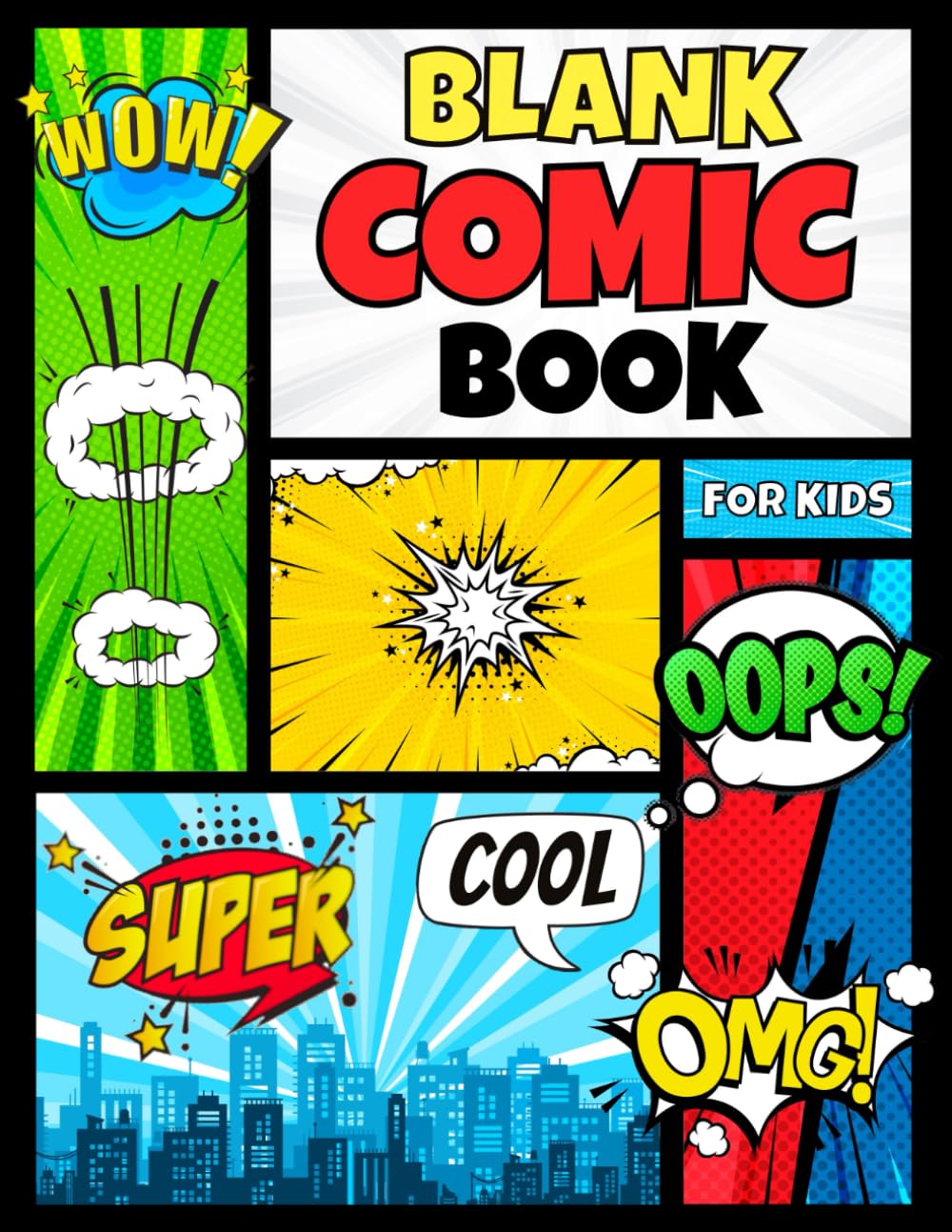 

blank comic book for kids: draw your own comics with 100 pages templates | comic notebook to write stories for boys and girls | creative gift Idea (Independently published)
