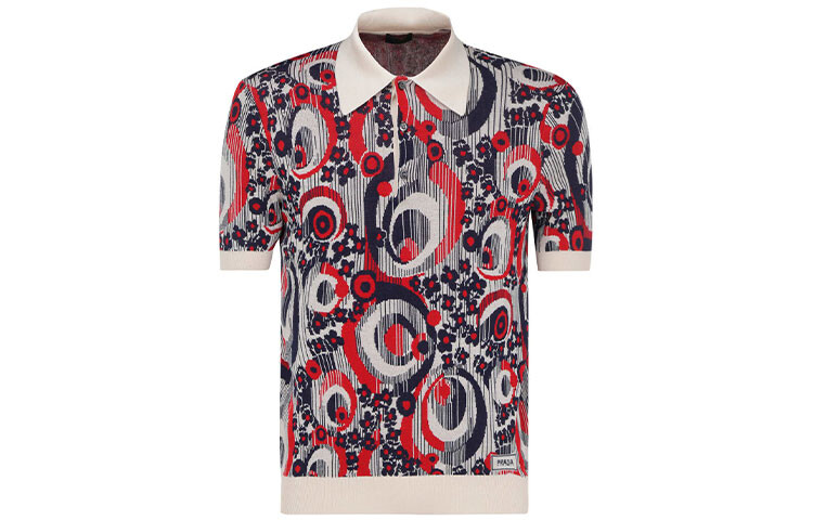 

Рубашка поло мужская красная Prada, красный