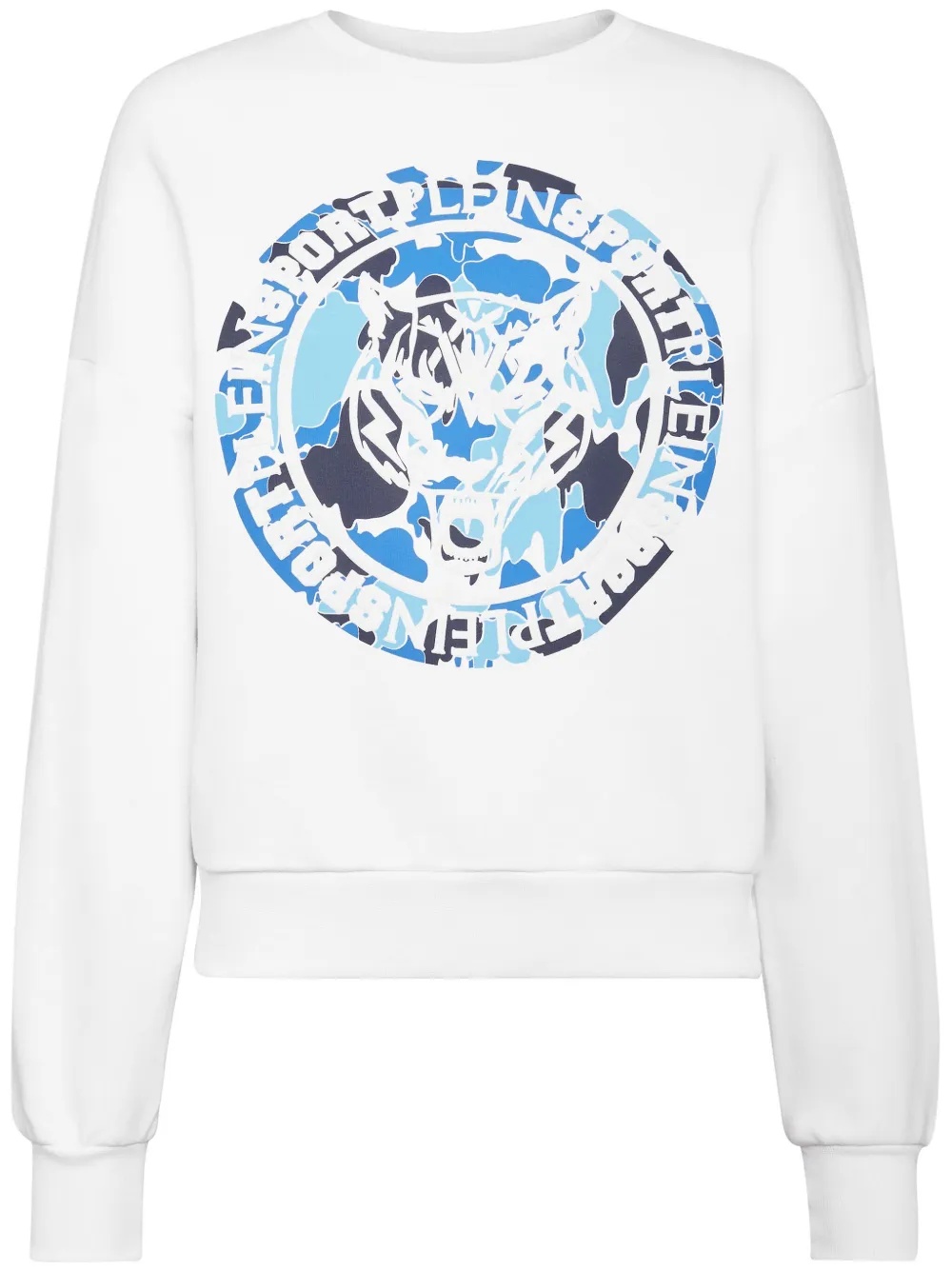 

Толстовка Carbon Tiger Plein Sport, белый