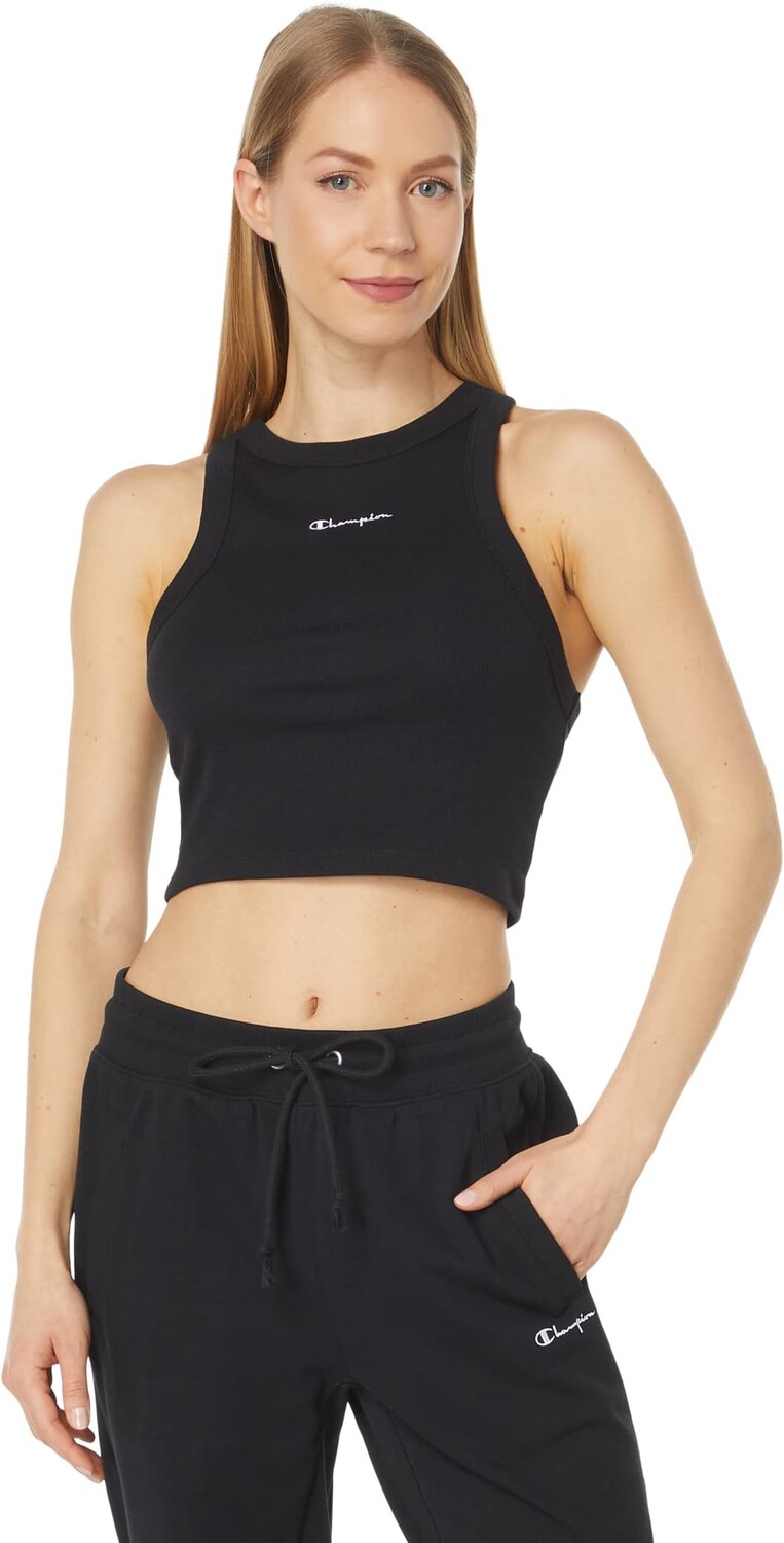 

Топ Champion Fitted Rib Tank, черный