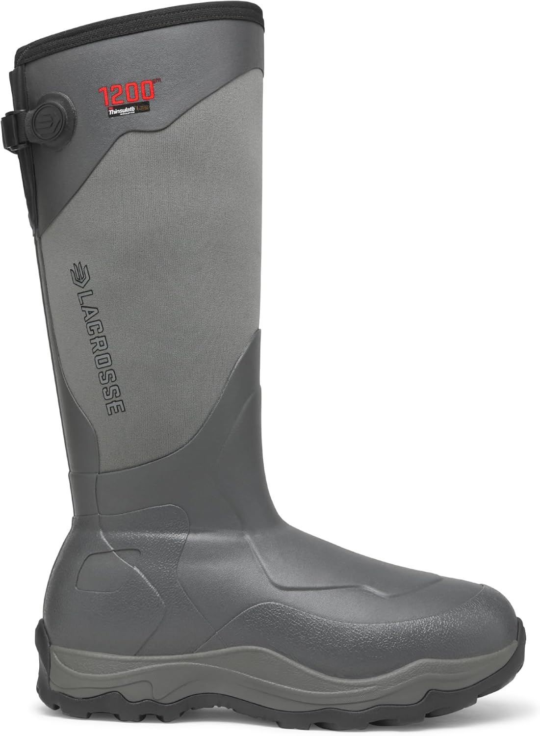 

Мужские утепленные охотничьи и ботинки LaCrosse Men’s Alpha Agility 17 - натуральный резиновый корпус с подошвой Traction Agility и стелькой EVA, серый