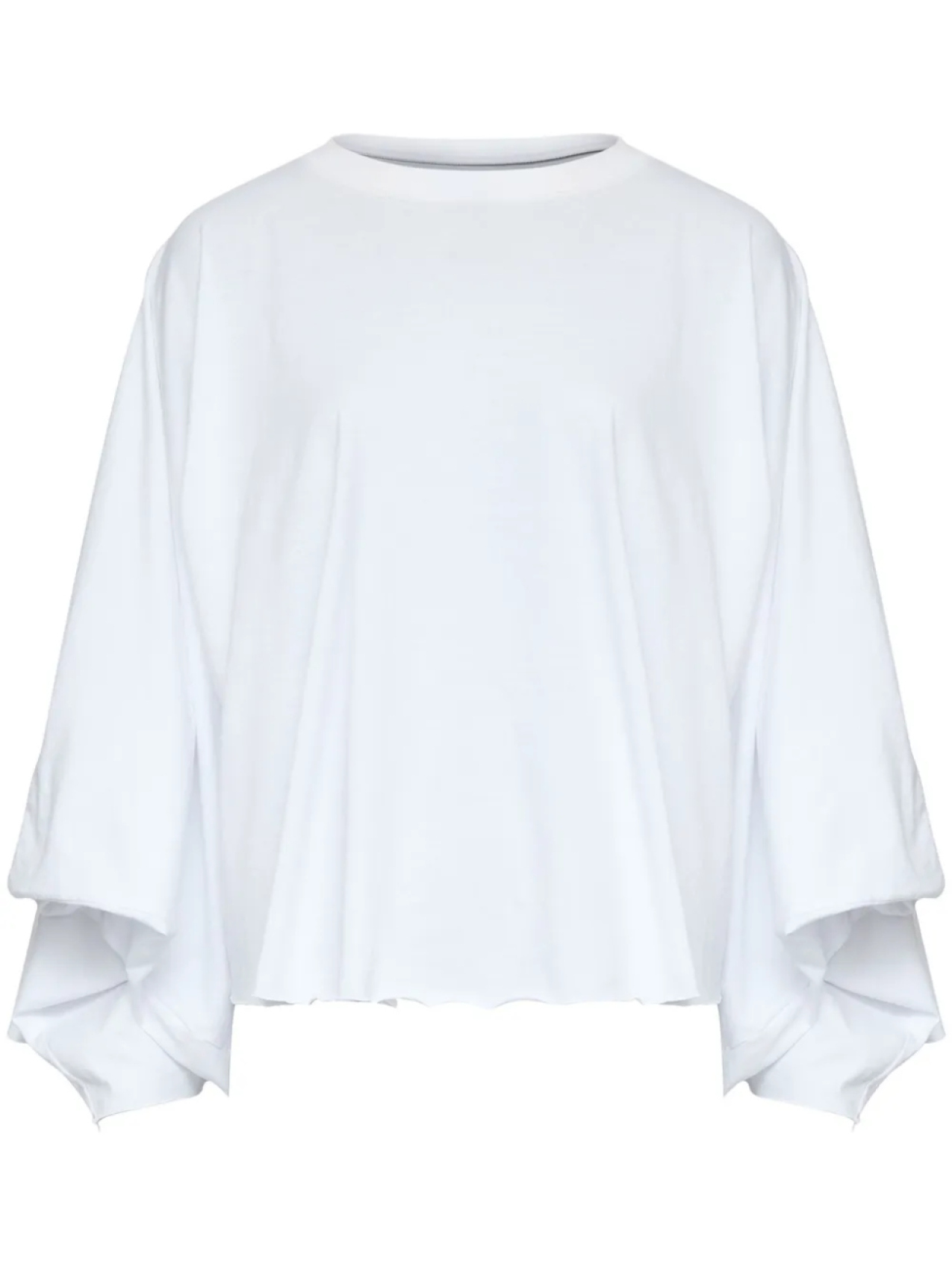 

MM6 Maison Margiela топ с длинными рукавами, белый