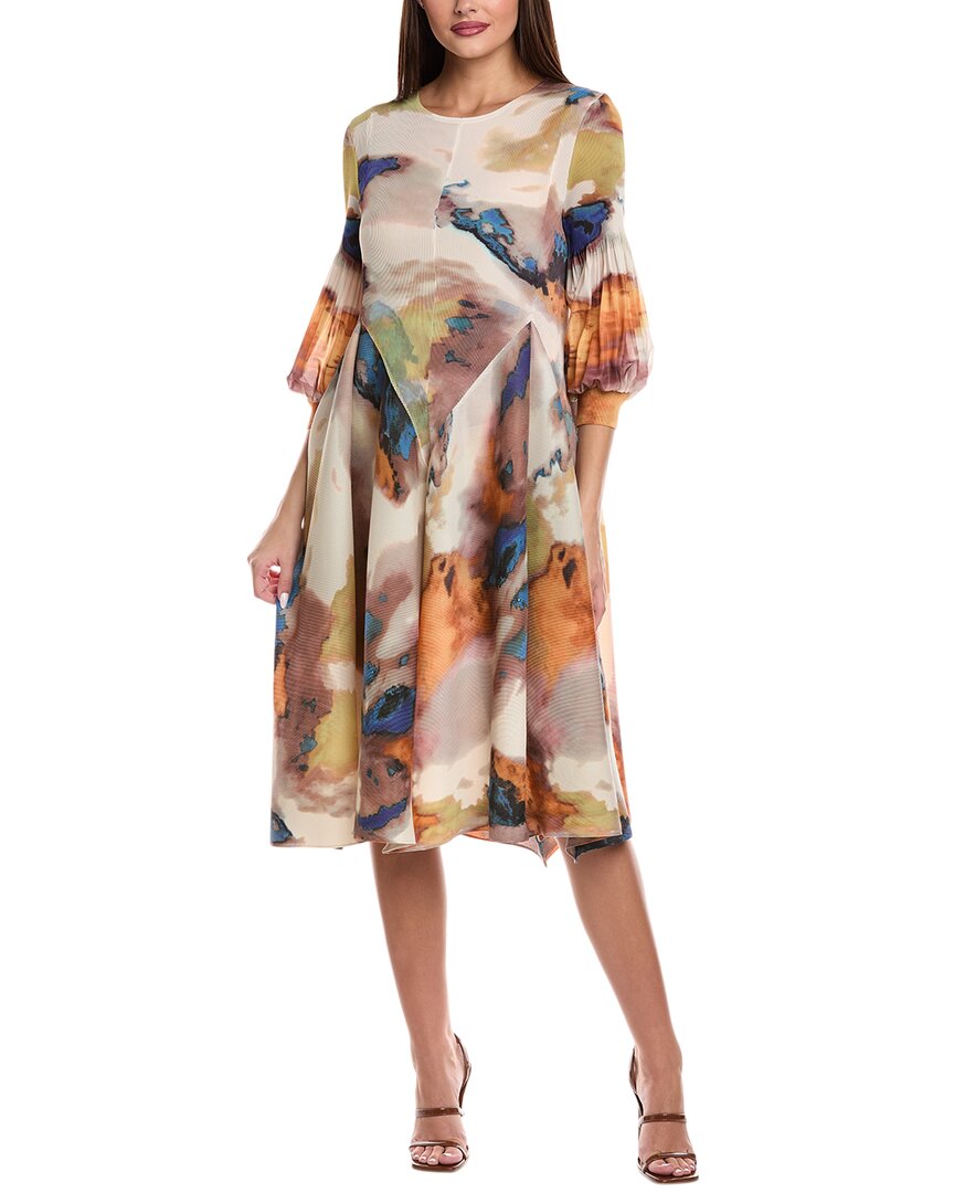 

Платье миди Beulah, оранжевый