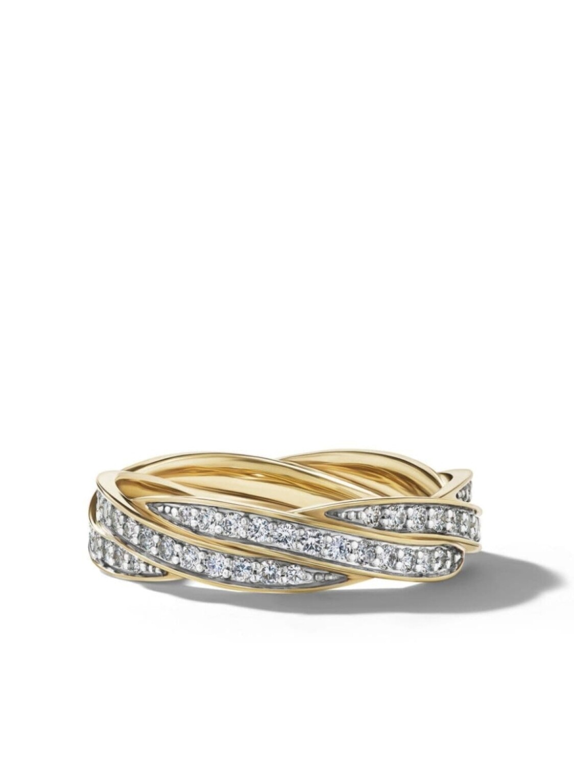 

Кольцо Cable Twist из желтого золота David Yurman, золотой
