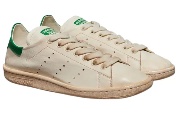 Кроссовки x adidas originals stan smith sneakers 'vintage white green' Balenciaga, белый — фото 2