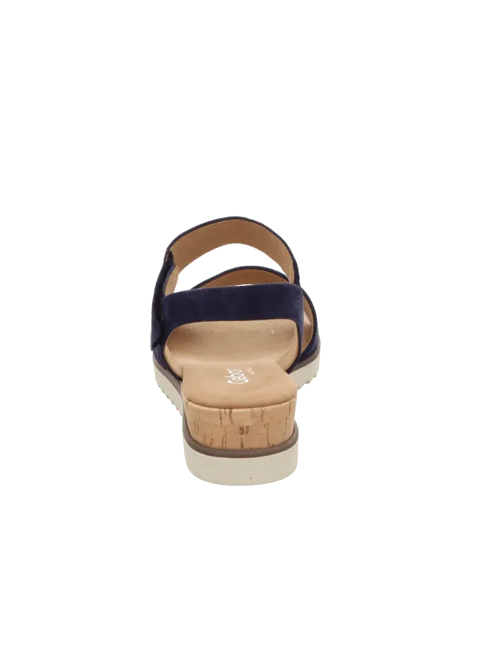 Сандалии на плоской подошве Gabor Comfort Sandaletten Bequem Abs Bis 40, цвет bluette kork — фото 4