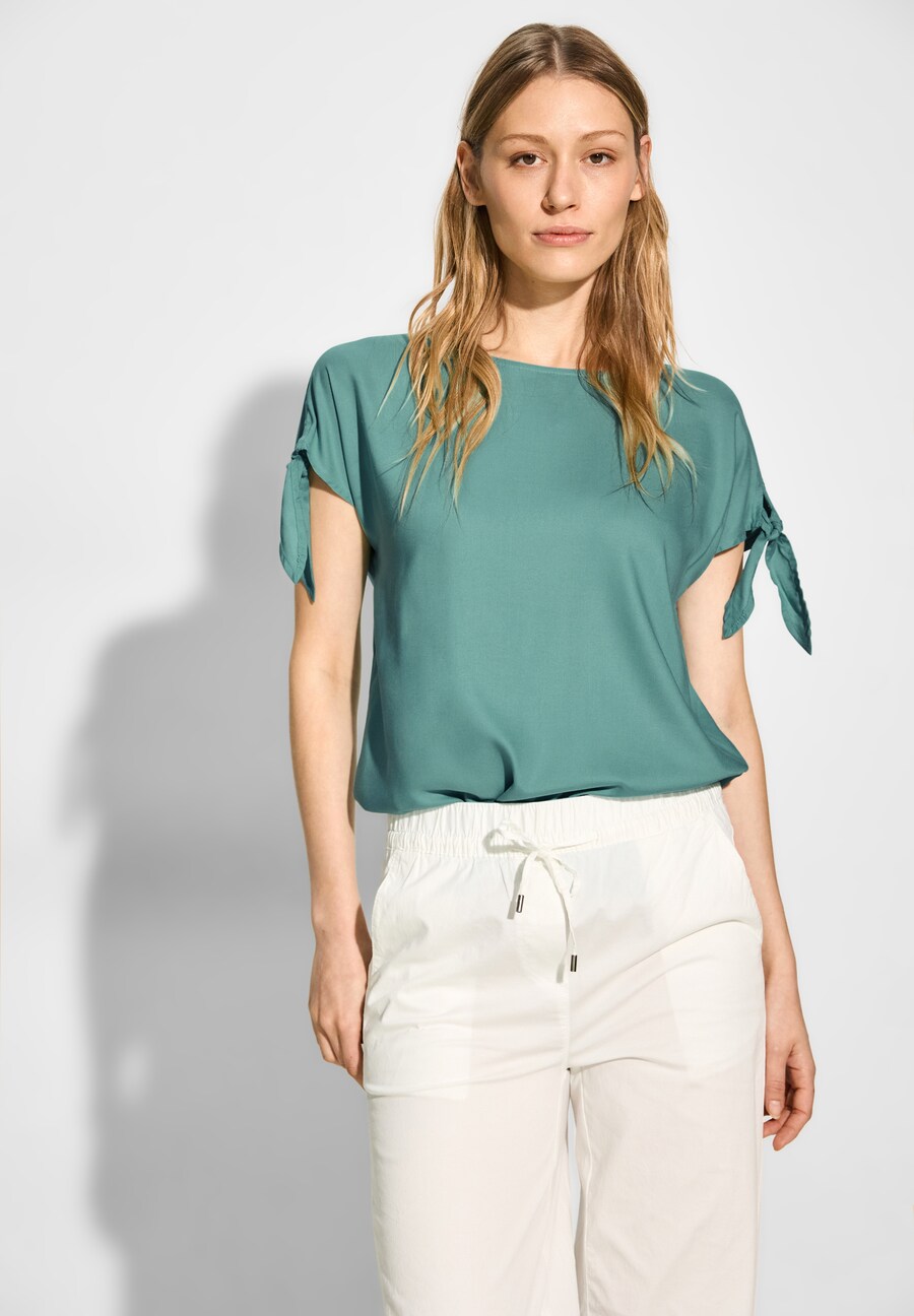 

Блузка с коротким рукавом CECIL Blouse, цвет jade