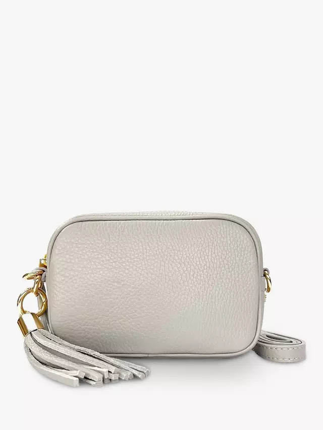 

Сумка кросс-боди Apatchy The Mini Tassel Leather, цвет light/grey