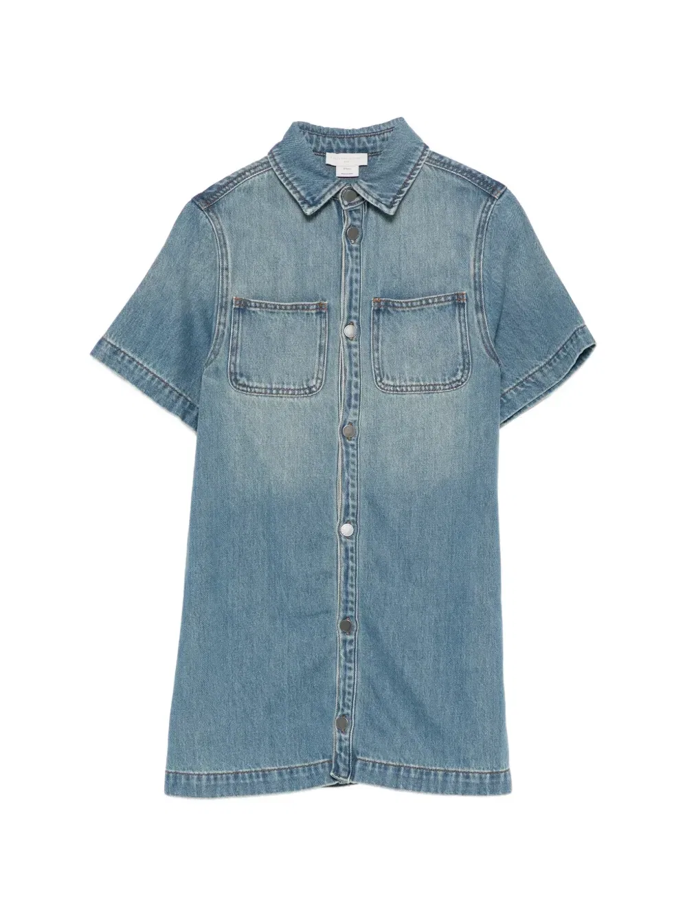Джинсовое платье на пуговицах Stella McCartney Kids, синий