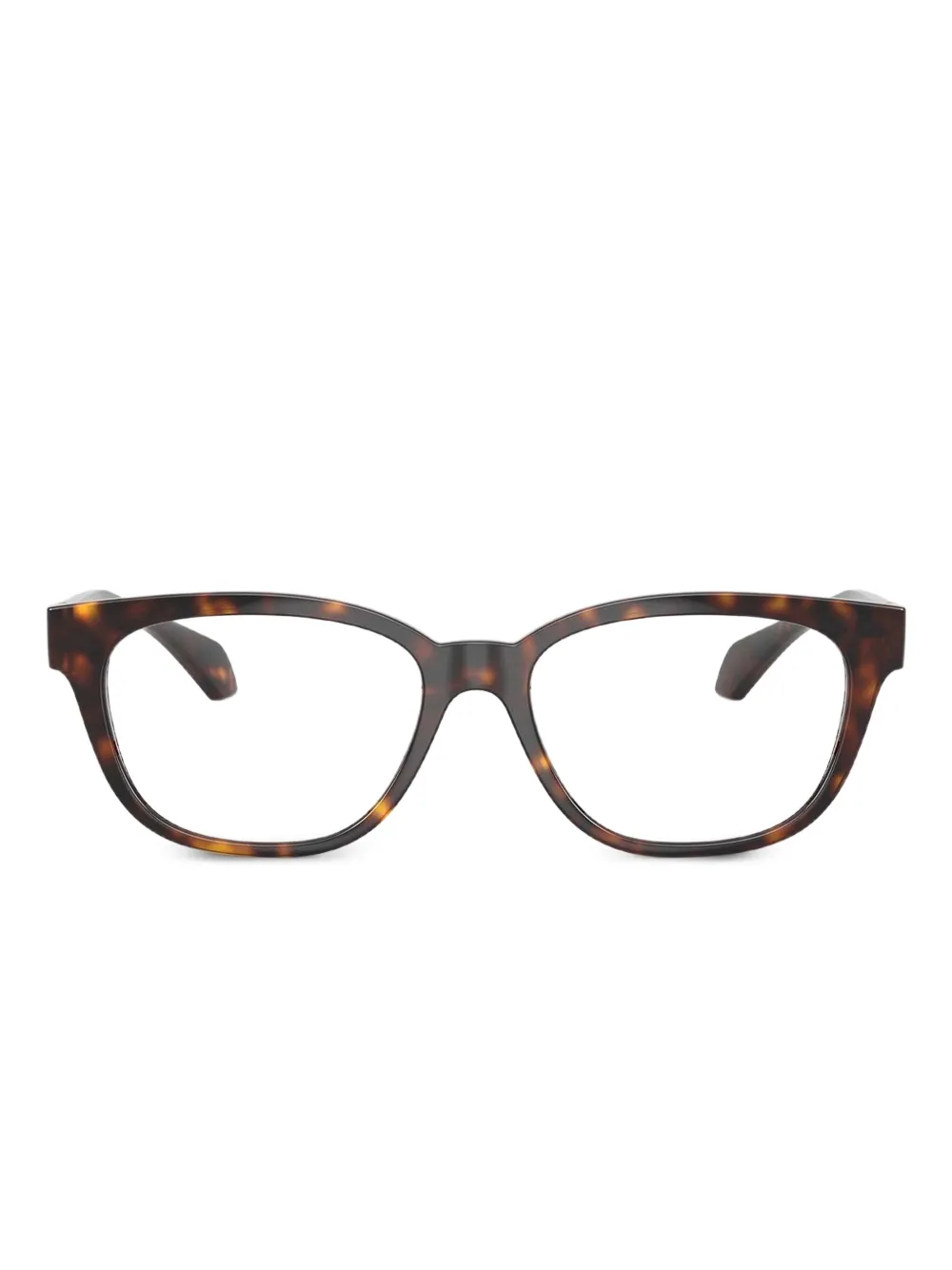 

Очки в прямоугольной оправе с декором Medusa Versace, коричневый