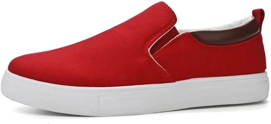 

Мужские удобные льняные лоферы Jakcuz, противоскользящие, дышащие, на пуантах для ходьбы, красный