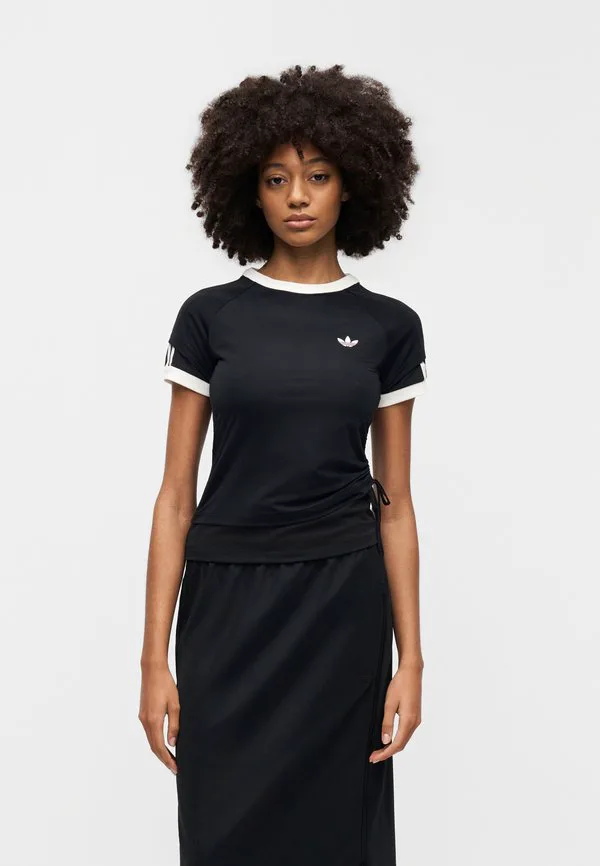 Футболка с многослойным принтом calitee Adidas Originals, Black — фото 4