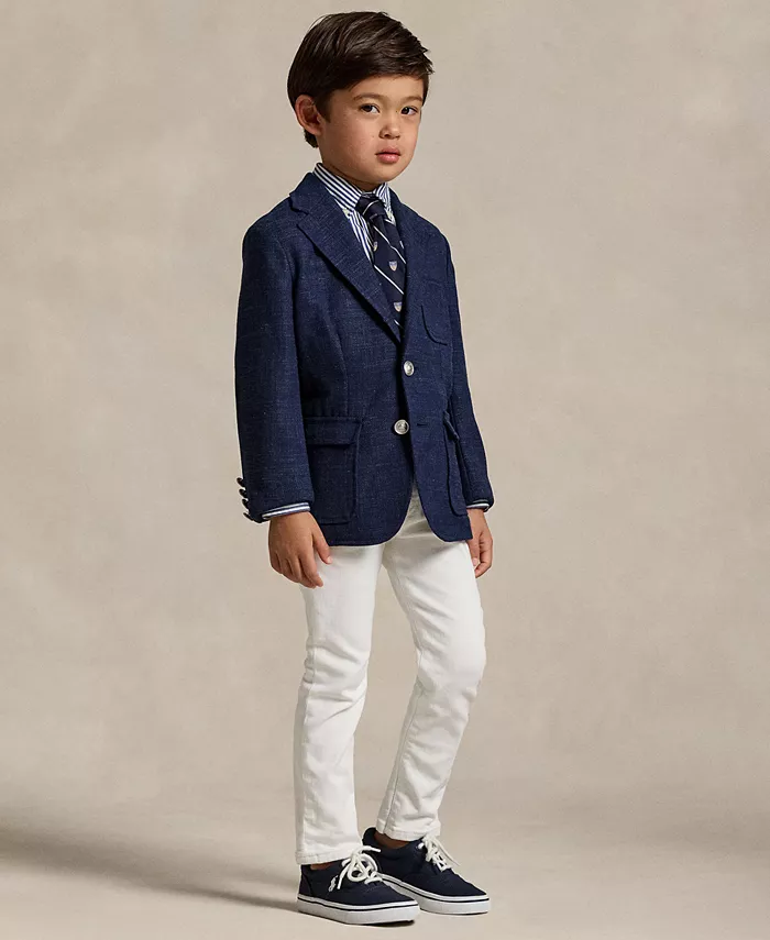 Джинсы Sullivan Slim Stretch для малышей и мальчиков Polo Ralph Lauren, белый — фото 2