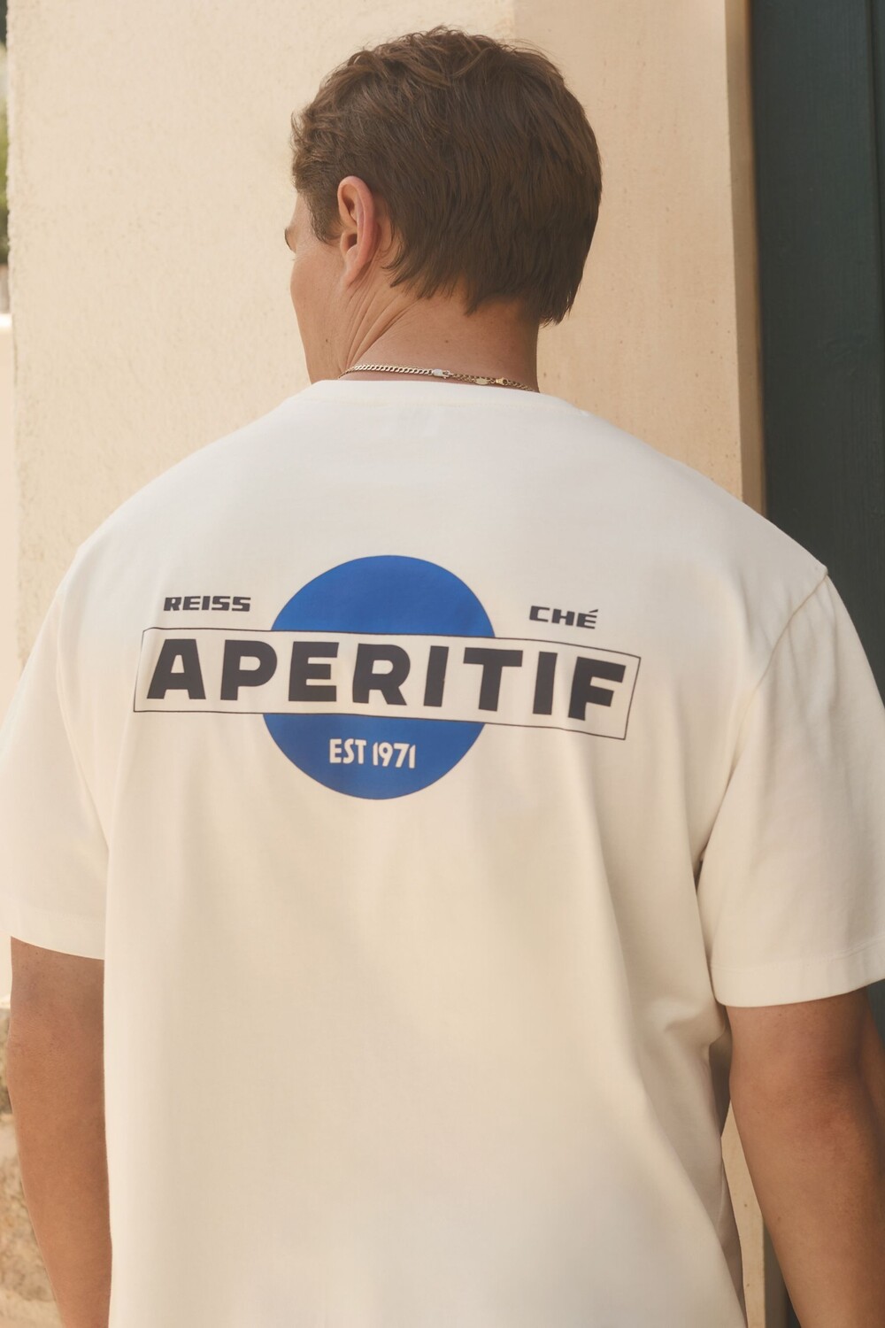 

Футболка свободного кроя из хлопка с принтом «аперитив» от Carpano | ché Reiss, белый