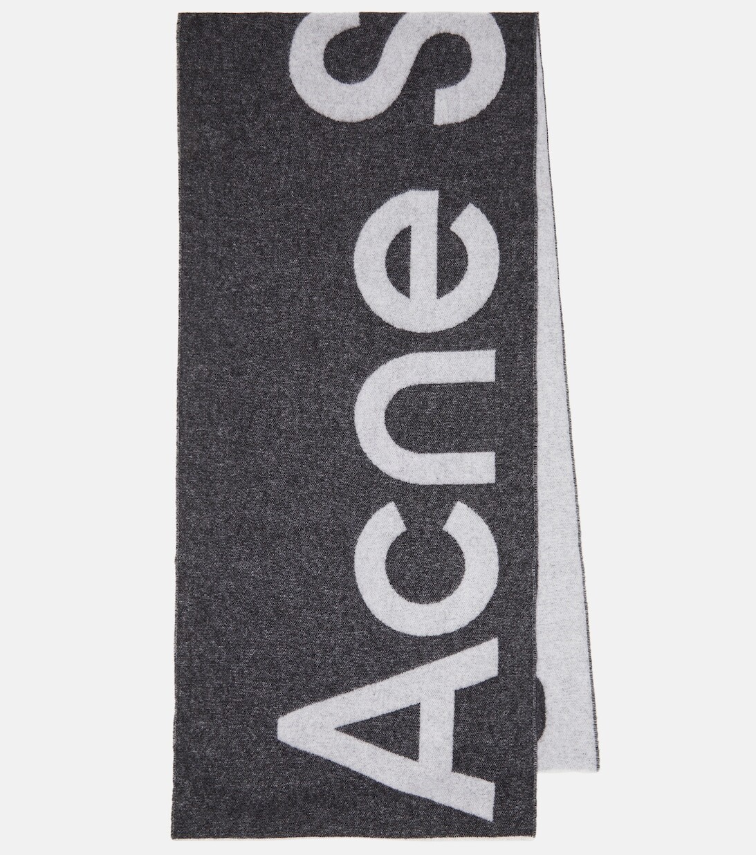 

Жаккардовый шарф с логотипом из смесовой шерсти Acne Studios, разноцветный