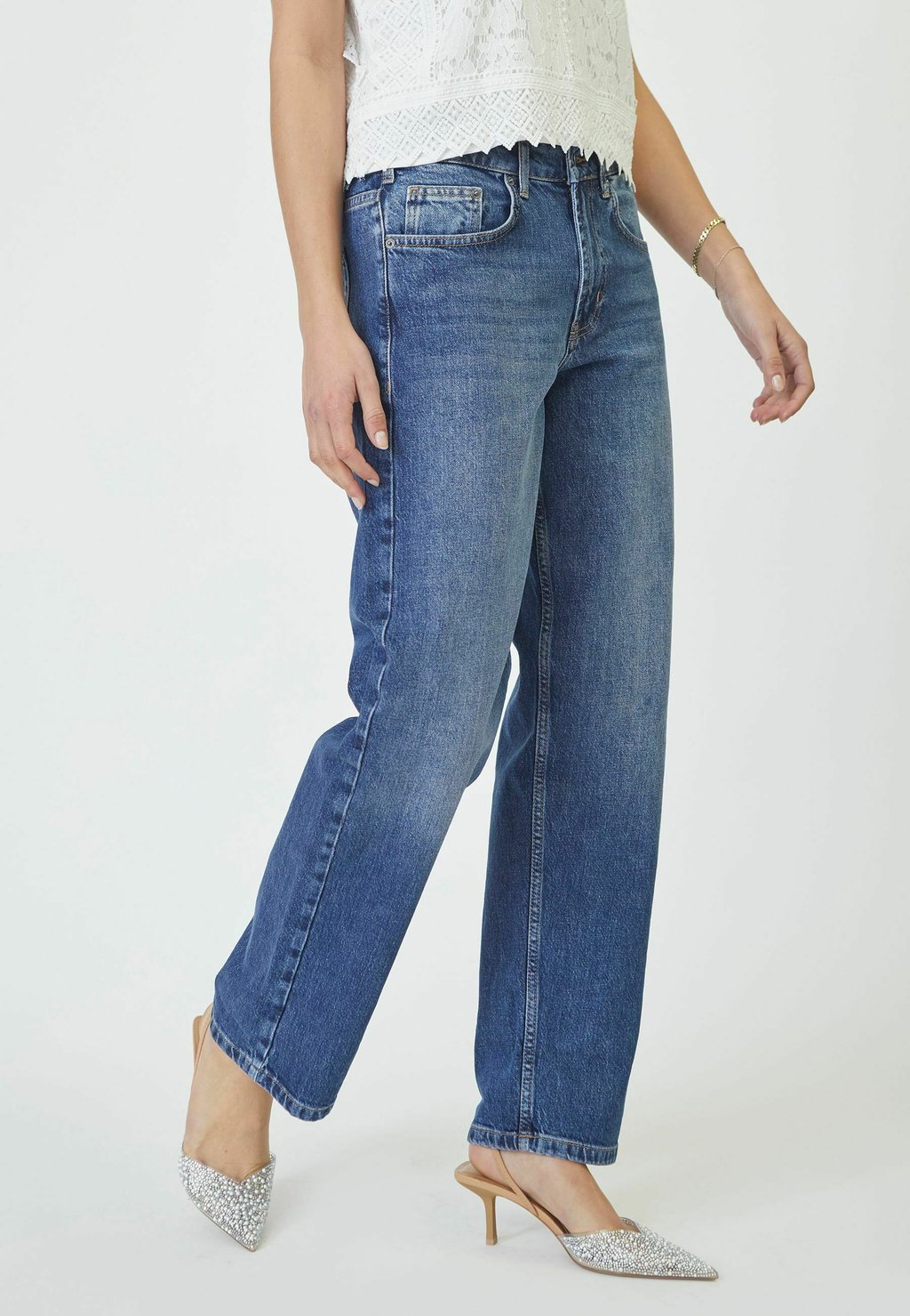 

Джинсы прямого кроя FEMMECC HIP JEANS Co'couture, синий