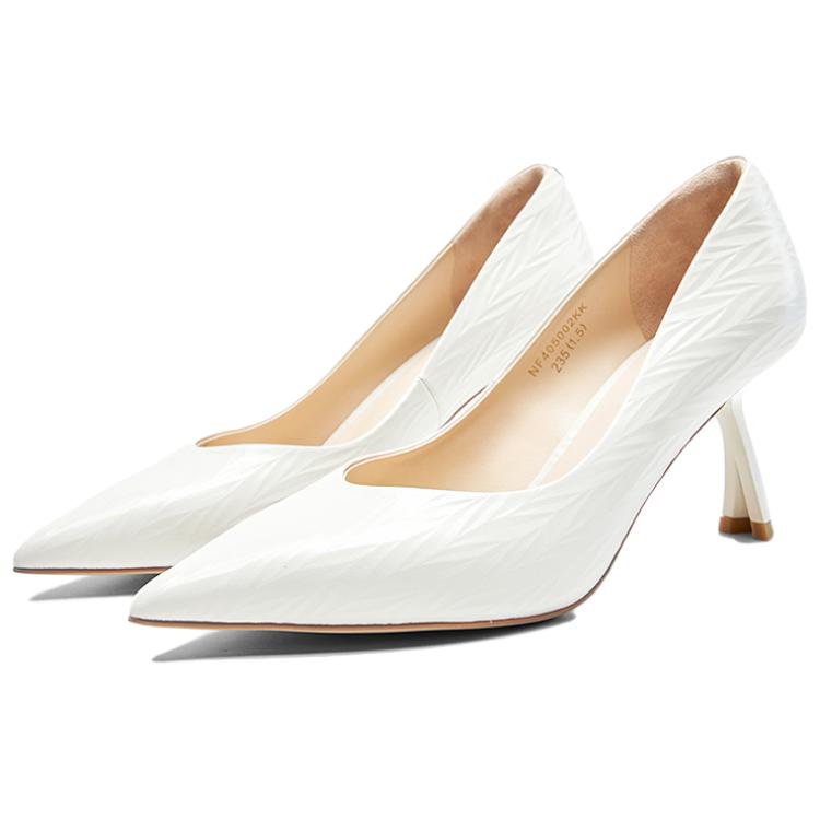 Женские туфли на высоком каблуке Ecru/Синий/Абрикосовый розовый NINE WEST — фото 4