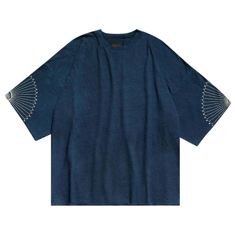 

Футболка Kapital IDG Jersey Huge T-Shirt (Furoshiki Embroidery), Indigo