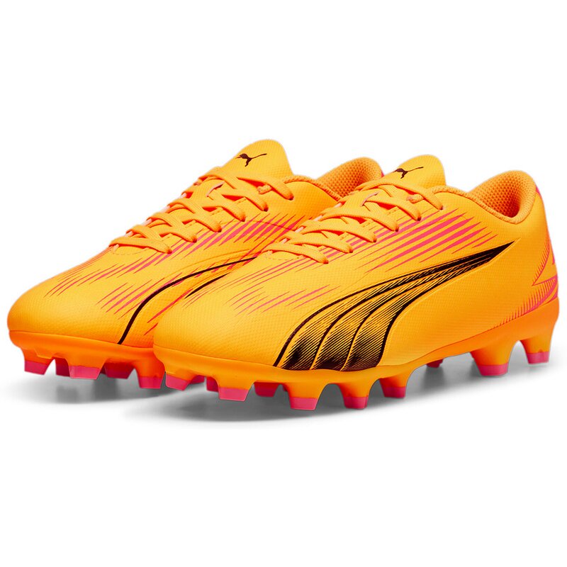 Fussball-Rasenschuhe ultra play fg/ag jr. Puma, цвет sun stream-puma black-sunset g — фото 3