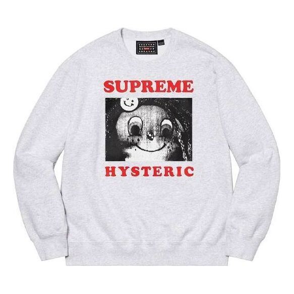 

Свитер x hysteric glamour crewneck 'white black red' Supreme, белый