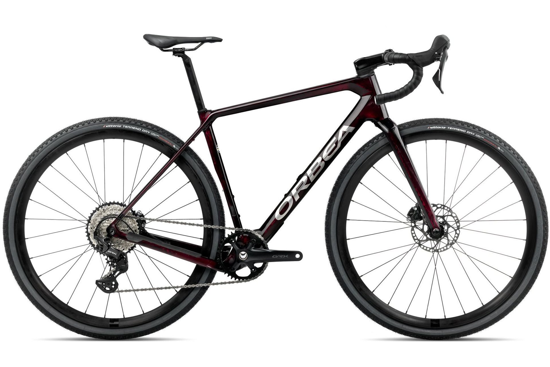 

Гравийный велосипед Orbea Terra m30 team 1x - 28 дюймов - diamant, rot | wine red carbon view (gloss)