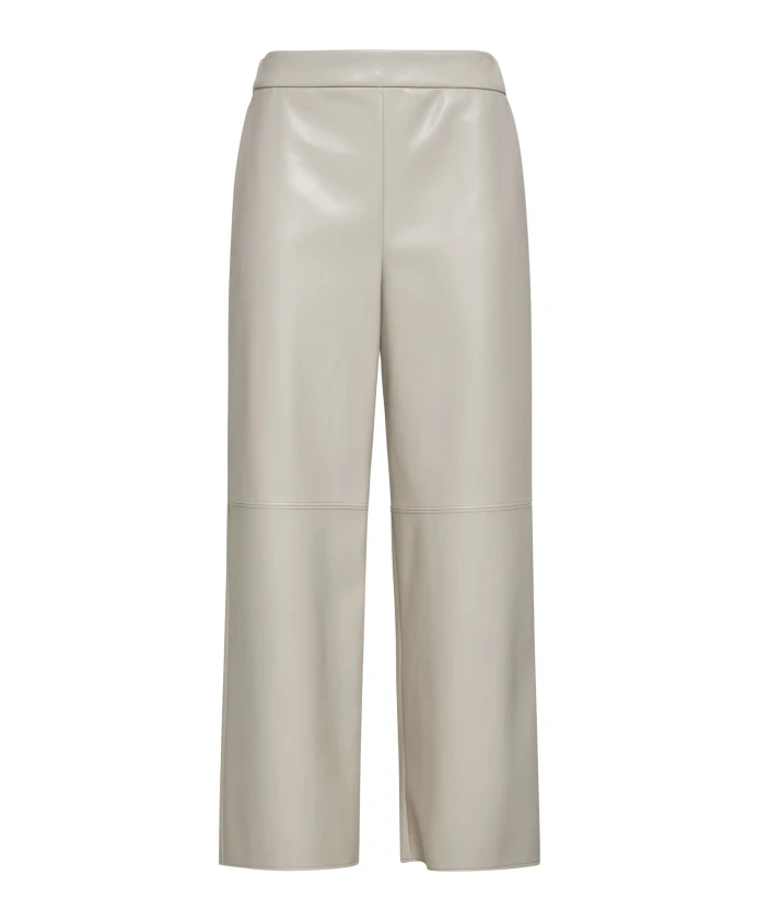 

Брюки Luciana из искусственной кожи цвета экрю Max Mara, бежевый