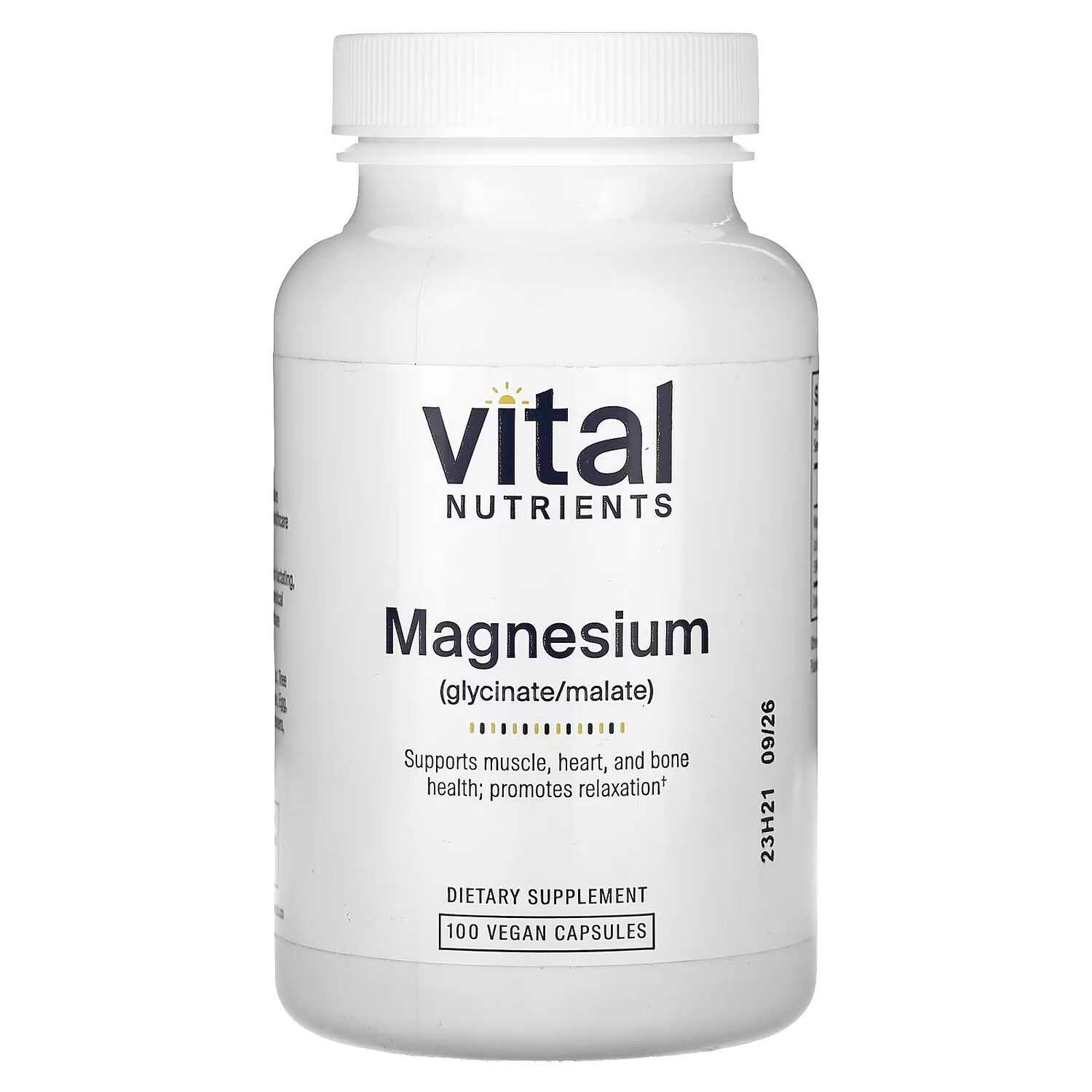 

Магний Vital Nutrients, 100 веганских капсул