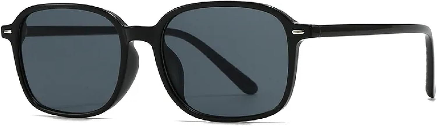 

Винтажные мужские солнцезащитные очки, модные, с леопардовым принтом, цвета шампанского, с защитой от УФ-излучения UV400, женские в стиле панк с заклепками VVTWSSW, C1 Black Black