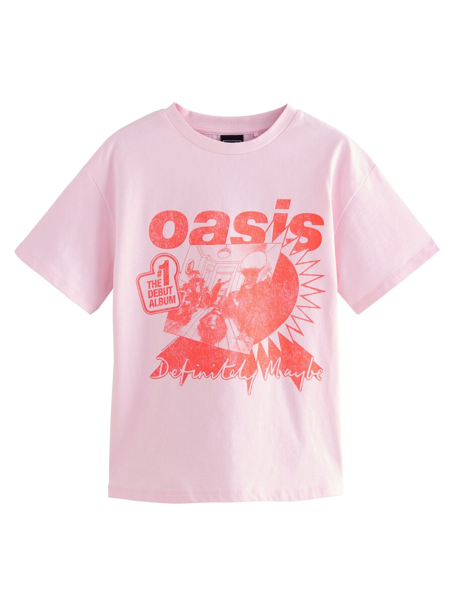 

Рубашка Next Oasis License Band, розовый
