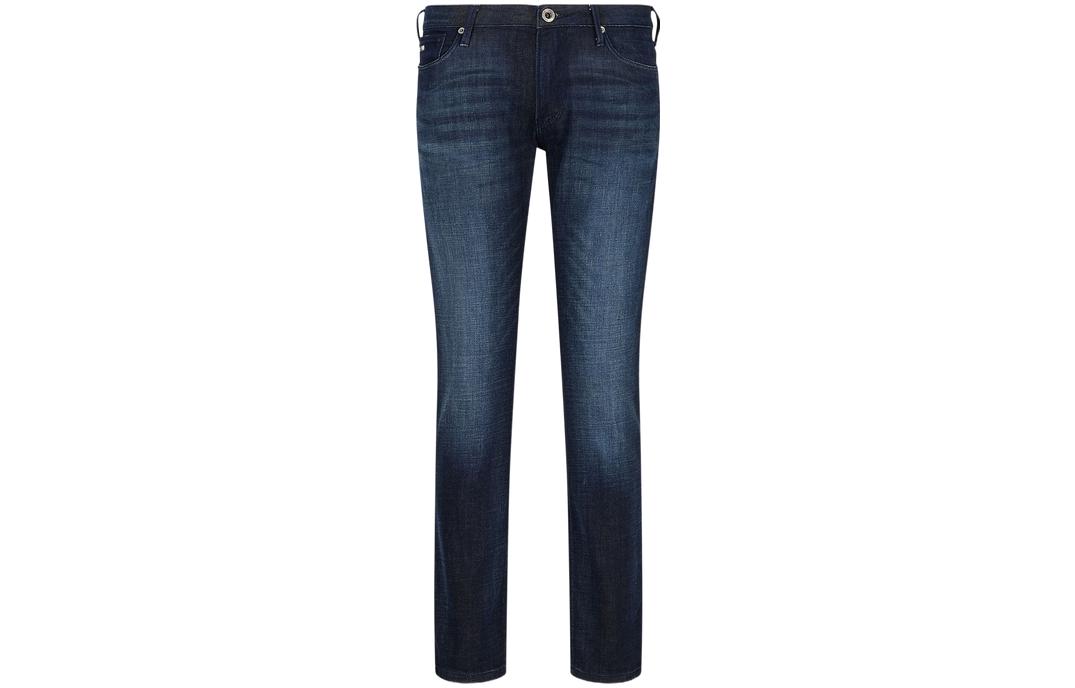 

Джинсы Mid Rise Прямого Кроя EMPORIO ARMANI, Темно-Синий