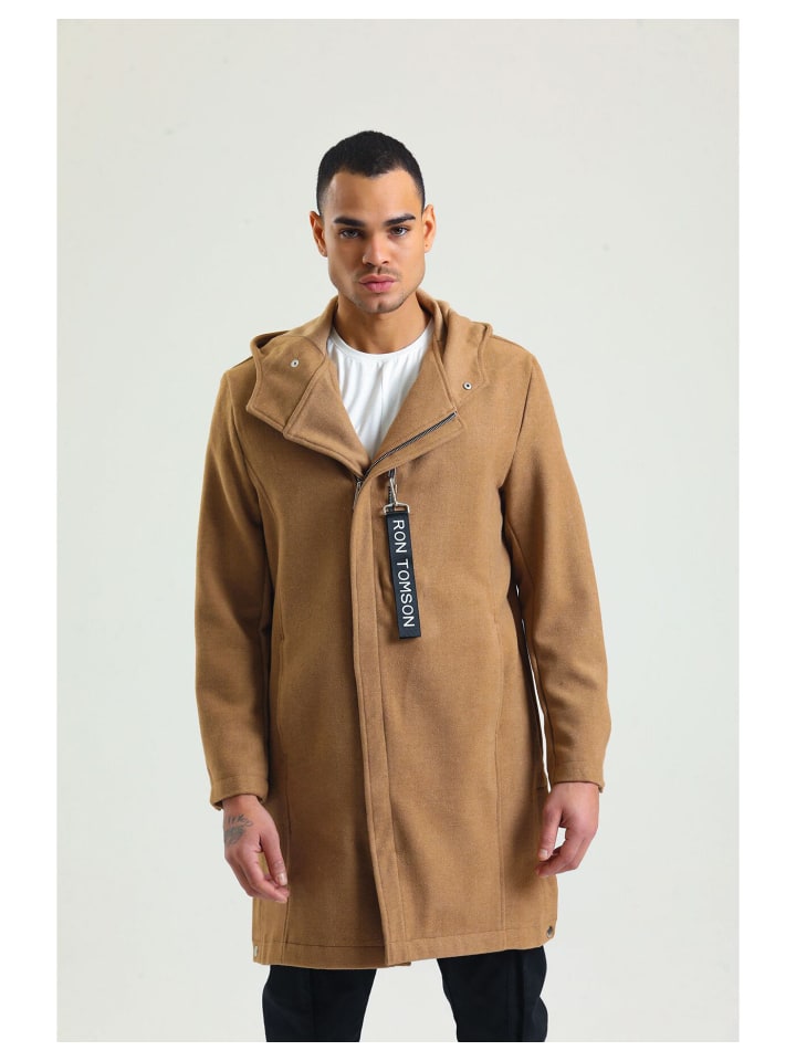 

Пальто цвета верблюжьей шерсти Ron Tomson