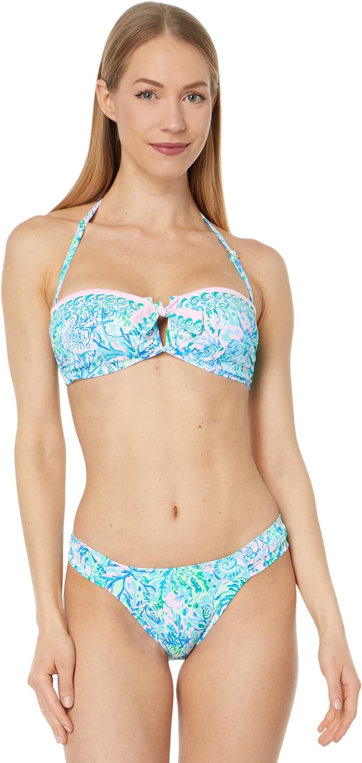 

Купальный топ Lilly Pulitzer Agnes Top, цвет Surf Blue Soleil It On Me