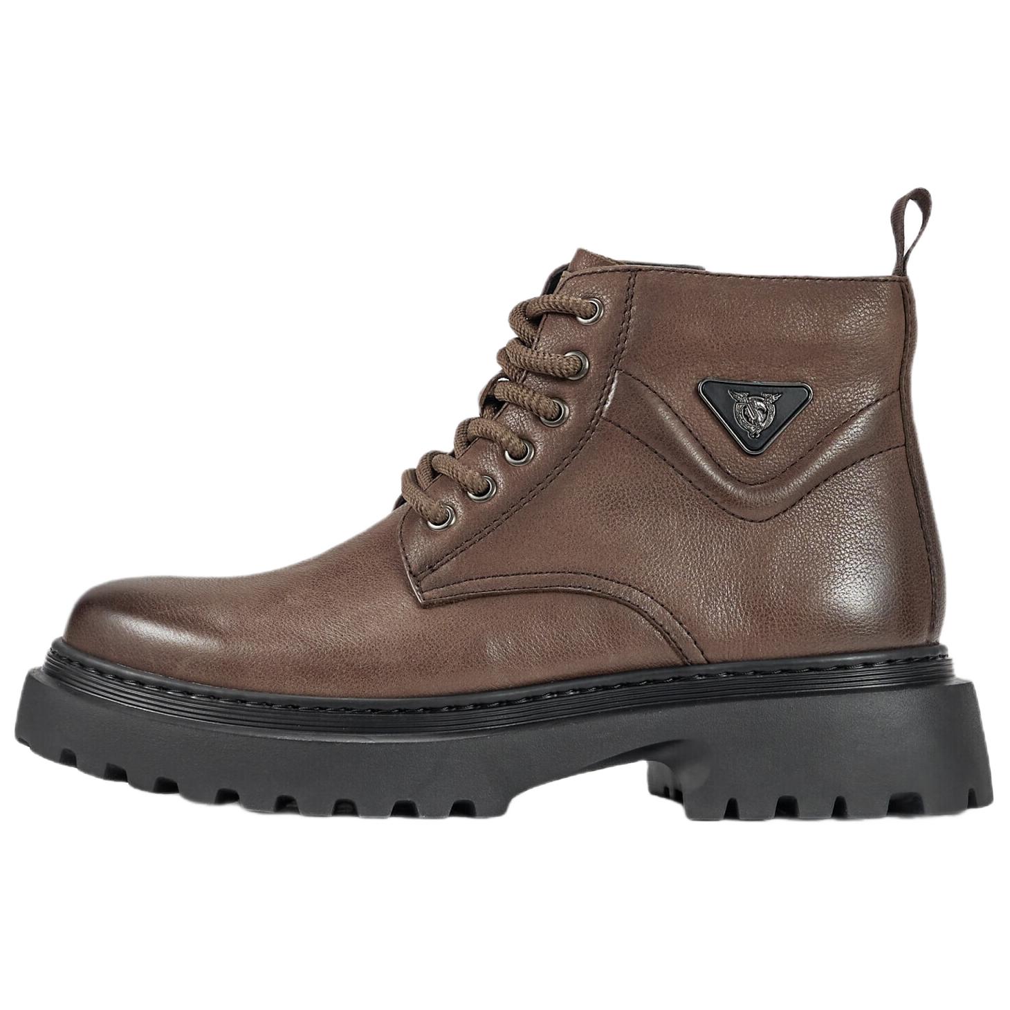 

LOUISPRO Короткие мартинсы мужские коричневые, цвет Brown