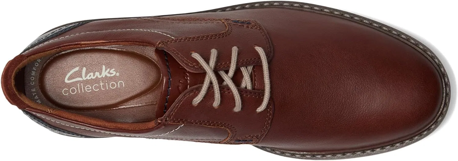 Мужские низкие оксфордские туфли Clarks Radcliff, Tan Leather — фото 3